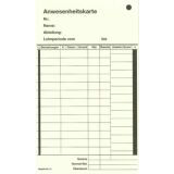 500 St&uuml;ck Stempelkarten Nr. 21 f&uuml;r B&Uuml;RK...